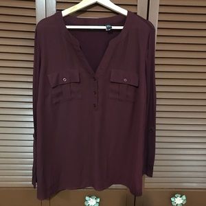 Pretty Plum International Concepts Blouse size 1X